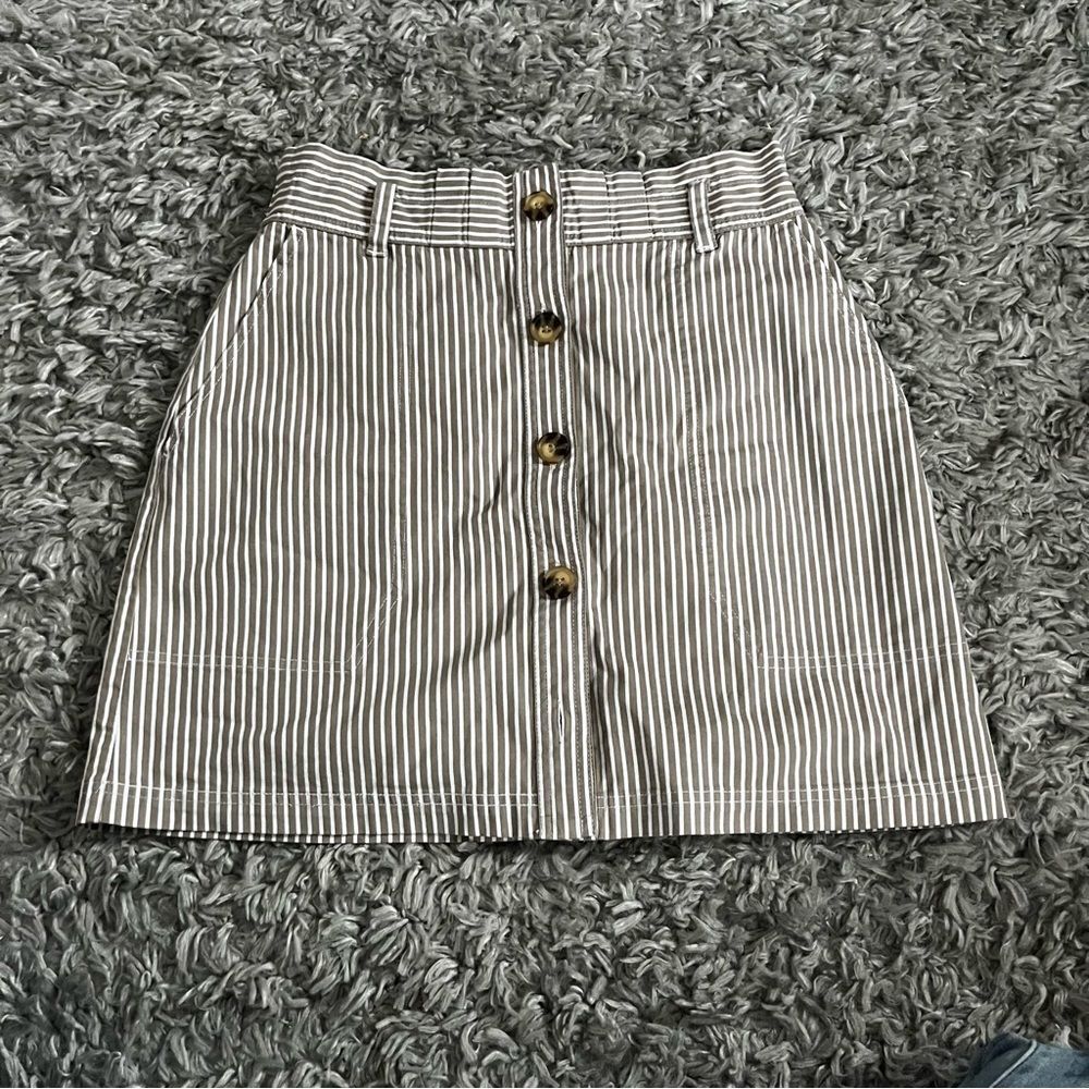 Abercrombie and fitch striped skirt size small
